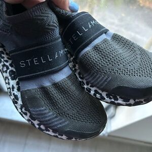 Stella McCartney Black and Gray Knit Sneakers